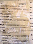 To The Woods menu