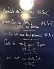 Le Kleber Brasserie menu