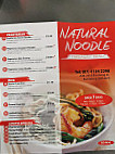 Natural Noodle menu