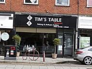 Tim's Table outside