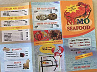 Nemo's Seafood menu