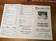 Cafe Aglio Olio menu