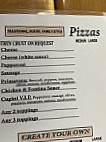 Cugini's Pizzeria Trattoria menu