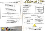 Salon De The menu