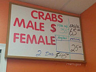 Homeboy's Bay Crab Seafood menu