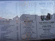 New City menu
