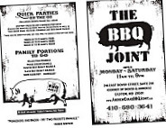 The Bbq Joint menu