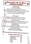 Brasserie De La Nive menu