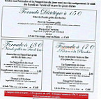 Restaurant Villa Sorriso menu