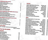 The Lonsdale menu