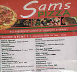 Sam's Pizza Capalaba menu