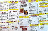 Simones Hot Dog Stand menu
