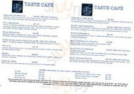 Taste menu