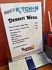 Rosie's Kitchen menu