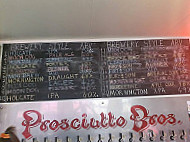 Prosciutto Bros. Craft Bar menu