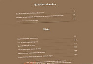 Le P'tit Nicolas menu