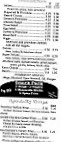 Bucksport House Of Pizza menu