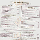 Merchant Cannock menu