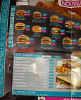 Burger's Food menu