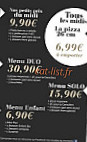 Pizza Nova menu