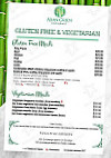 Asian Green menu