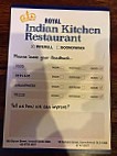 Royal Indian Kitchen 0267224527 menu