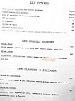 Le Baribal menu