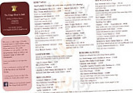 The Kings Head And Bell menu