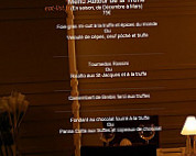 Le Nocturne menu