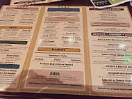Oxford Grill menu