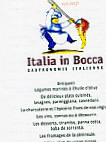 Italia In Bocca menu