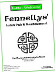 Fennellys' Irish Pub menu