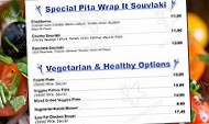 Pita Wrap It menu