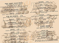 Bronx Cue menu
