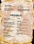 La Cucaracha menu