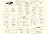 Zaza menu