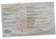 Pea Green Cafe menu