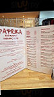 Paprika Indian Takeaway menu