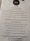 1802 Oyster Coffin Bay menu