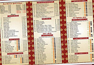 Kings Curry Hut menu