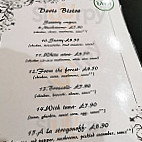 Doris Bistro menu