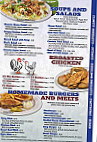 Hoosier House menu