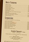 Pizza Paparotti 2 menu