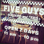 Five Guys Burgers & Fries inside