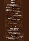 Auberge De La Truffe menu