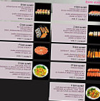 Sushi 109 menu