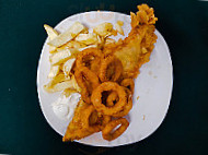 Traditional Fish Chips inside