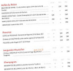 Saucisson et beaujolais menu