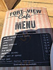 Fort View Cafe menu