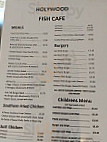 Holywood Fish Cafe menu